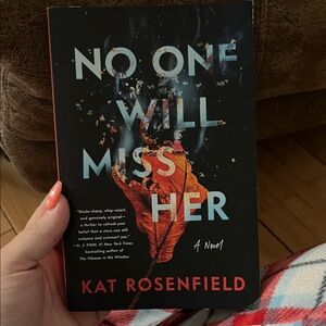 No One Will Miss Her — Black & Orange Paperback by